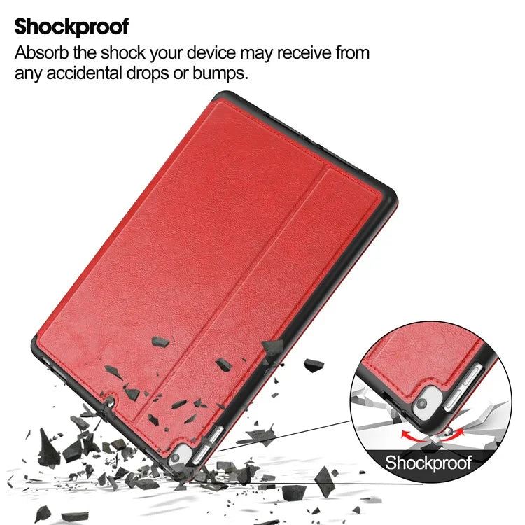 For iPad 10.2 (2019) / (2020) / (2021) Case PU Leather Stand Auto Wake / Sleep Tablet Cover with Card Holder