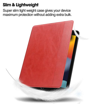 For iPad 10.2 (2019) / (2020) / (2021) Case PU Leather Stand Auto Wake / Sleep Tablet Cover with Card Holder
