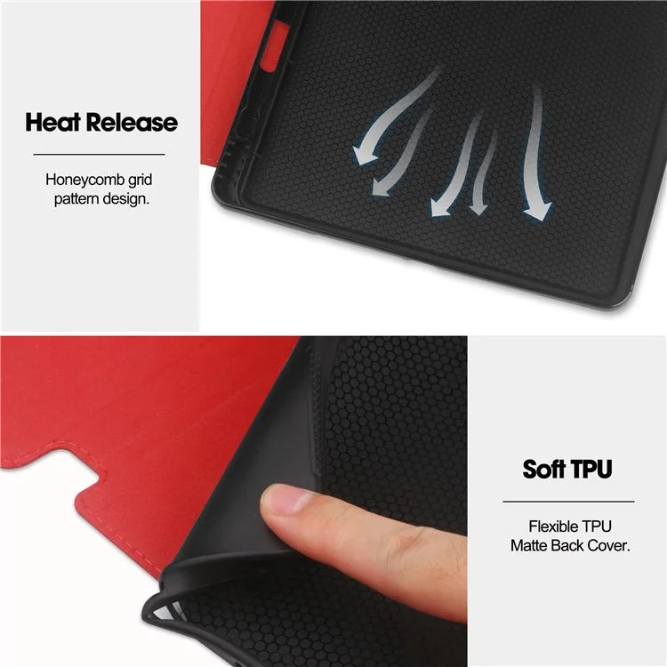 For iPad 10.2 (2019) / (2020) / (2021) Case PU Leather Stand Auto Wake / Sleep Tablet Cover with Card Holder