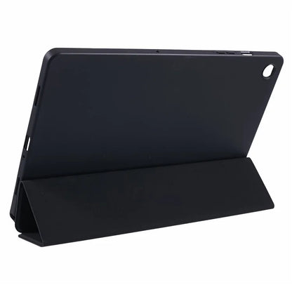 For Samsung Galaxy Tab A9+ Tri-fold Stand Cover PU Leather Honeycomb Texture Tablet Case