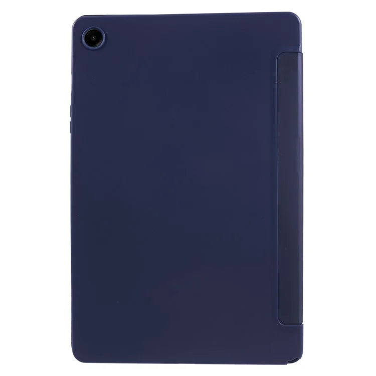 For Samsung Galaxy Tab A9+ Tri-fold Stand Cover PU Leather Honeycomb Texture Tablet Case
