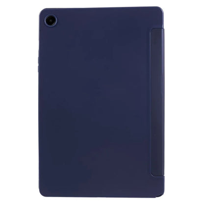 For Samsung Galaxy Tab A9+ Tri-fold Stand Cover PU Leather Honeycomb Texture Tablet Case
