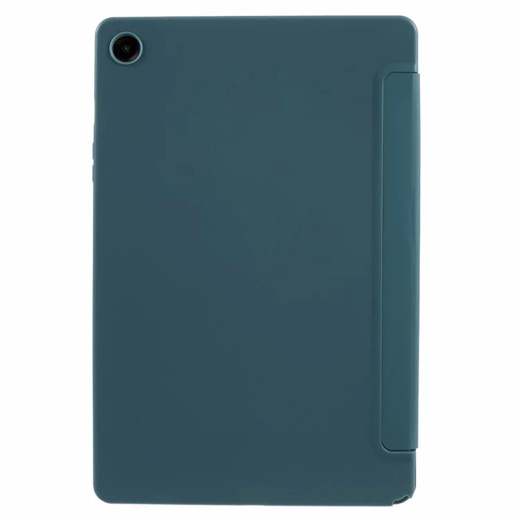 For Samsung Galaxy Tab A9+ Tri-fold Stand Cover PU Leather Honeycomb Texture Tablet Case