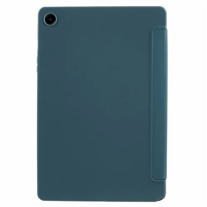 For Samsung Galaxy Tab A9+ Tri-fold Stand Cover PU Leather Honeycomb Texture Tablet Case