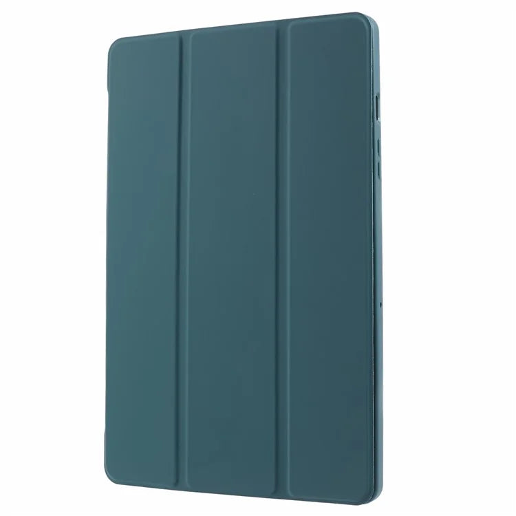 For Samsung Galaxy Tab A9+ Tri-fold Stand Cover PU Leather Honeycomb Texture Tablet Case