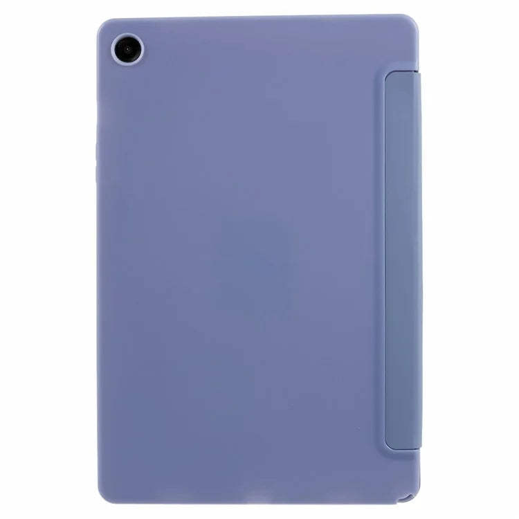 For Samsung Galaxy Tab A9+ Tri-fold Stand Cover PU Leather Honeycomb Texture Tablet Case