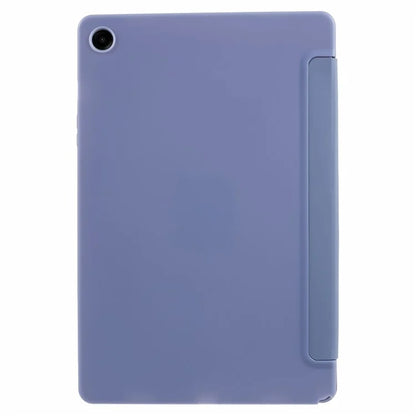 For Samsung Galaxy Tab A9+ Tri-fold Stand Cover PU Leather Honeycomb Texture Tablet Case