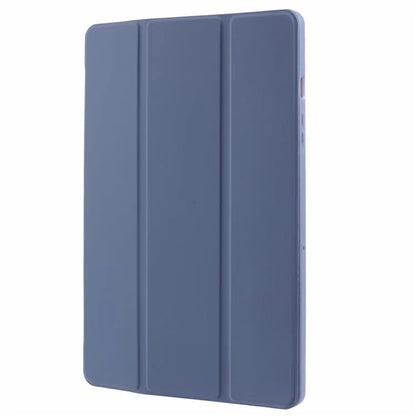 For Samsung Galaxy Tab A9+ Tri-fold Stand Cover PU Leather Honeycomb Texture Tablet Case