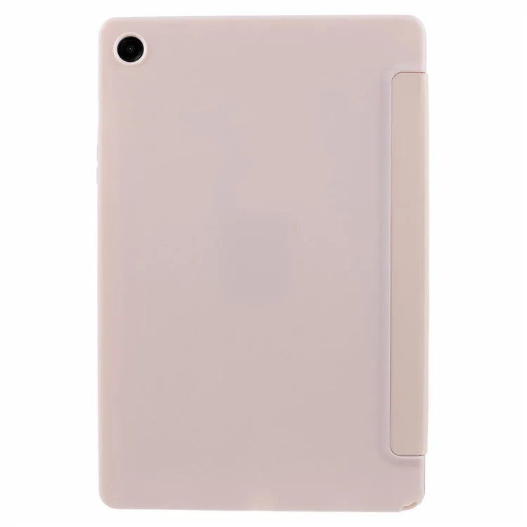 For Samsung Galaxy Tab A9+ Tri-fold Stand Cover PU Leather Honeycomb Texture Tablet Case