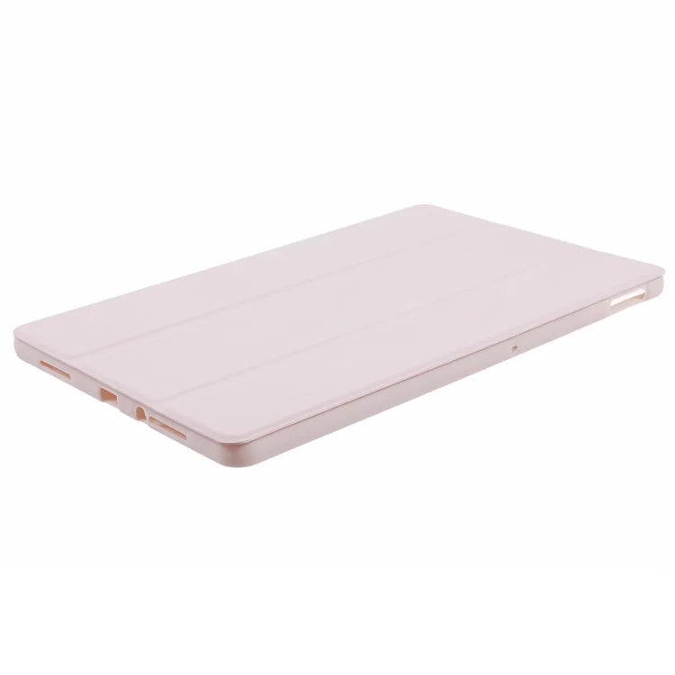 For Xiaomi Redmi Pad SE PU Leather Case Tri-fold Stand Honeycomb Texture Protective Tablet Cover