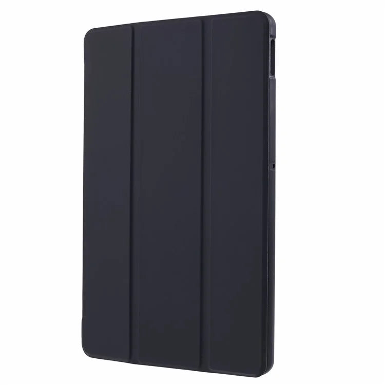 For Xiaomi Redmi Pad SE PU Leather Case Tri-fold Stand Honeycomb Texture Protective Tablet Cover
