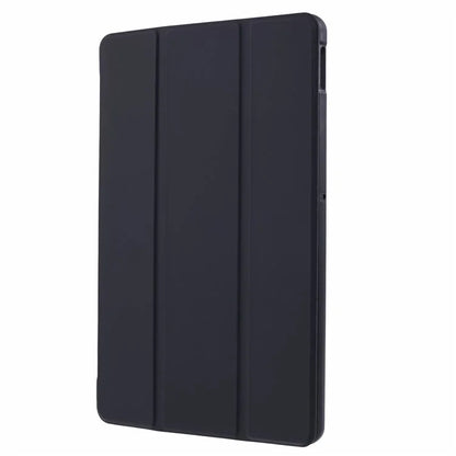 For Xiaomi Redmi Pad SE PU Leather Case Tri-fold Stand Honeycomb Texture Protective Tablet Cover