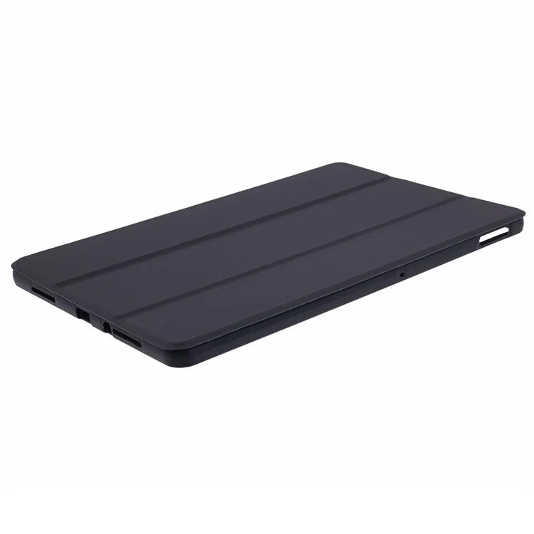 For Xiaomi Redmi Pad SE PU Leather Case Tri-fold Stand Honeycomb Texture Protective Tablet Cover