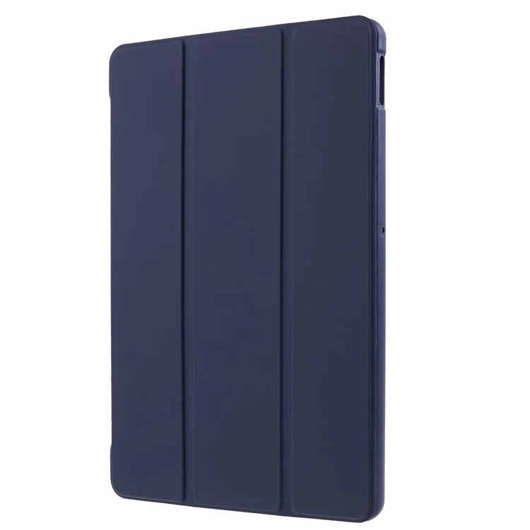 For Xiaomi Redmi Pad SE PU Leather Case Tri-fold Stand Honeycomb Texture Protective Tablet Cover