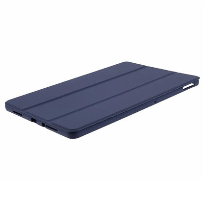 For Xiaomi Redmi Pad SE PU Leather Case Tri-fold Stand Honeycomb Texture Protective Tablet Cover