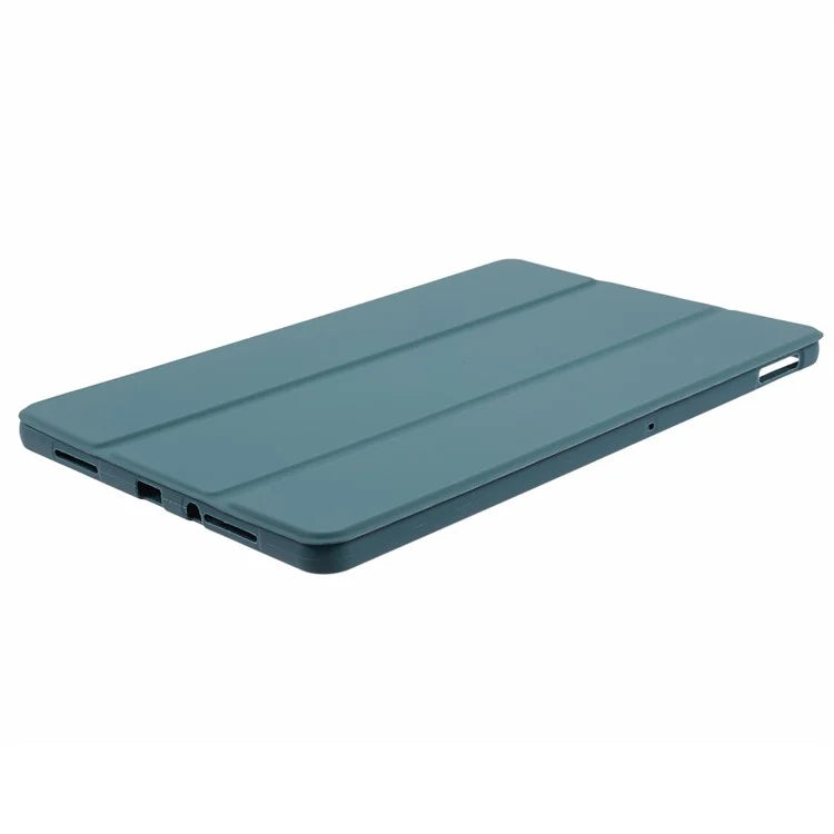 For Xiaomi Redmi Pad SE PU Leather Case Tri-fold Stand Honeycomb Texture Protective Tablet Cover