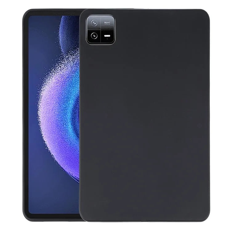 For Xiaomi Pad 6 / Pad 6 Pro Black Case Anti-scratch TPU Tablet Back Cover