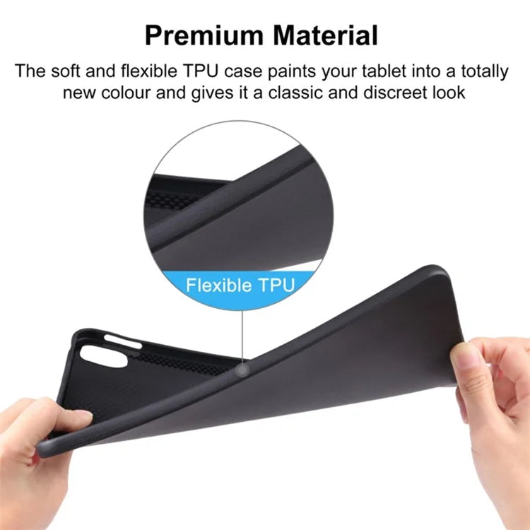 For Xiaomi Pad 6 / Pad 6 Pro Black Case Anti-scratch TPU Tablet Back Cover