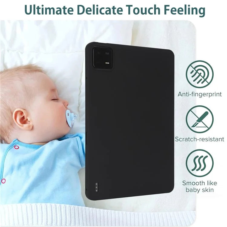 For Xiaomi Pad 6 Case Four Corners Airbag Skin-touch TPU Tablet Cover