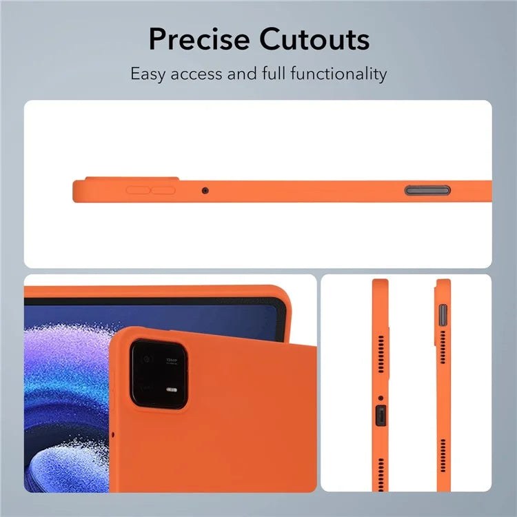 For Xiaomi Pad 6 Case Four Corners Airbag Skin-touch TPU Tablet Cover