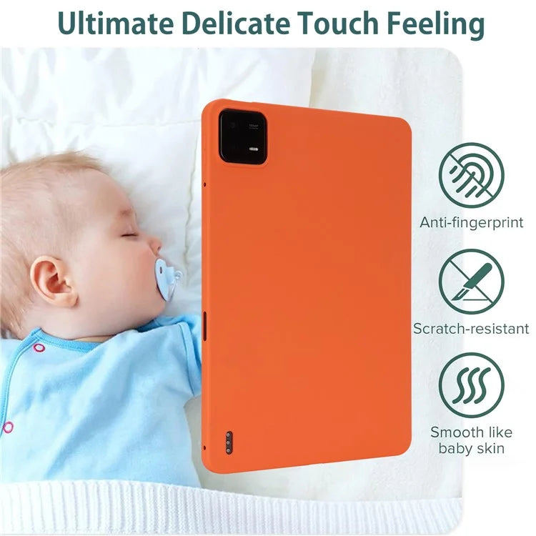 For Xiaomi Pad 6 Case Four Corners Airbag Skin-touch TPU Tablet Cover