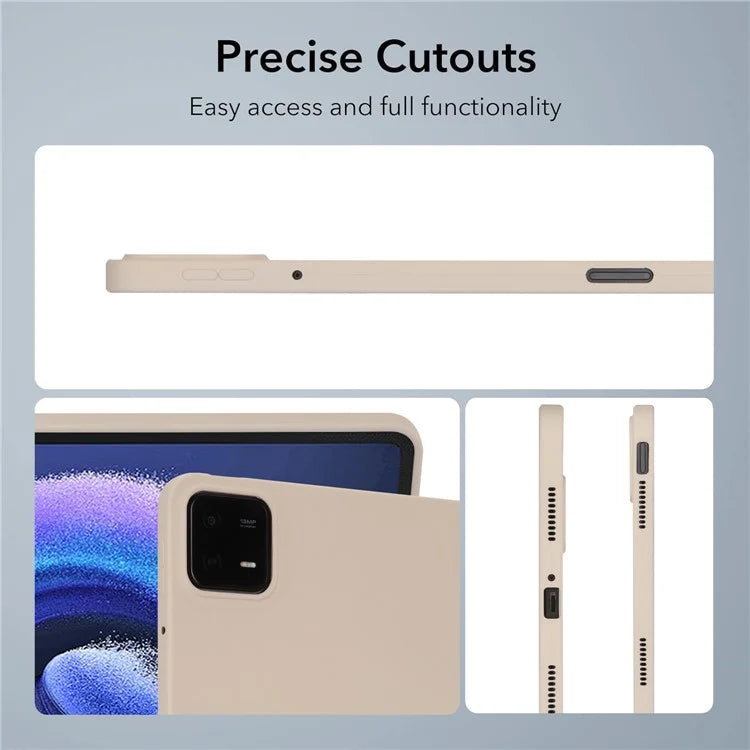 For Xiaomi Pad 6 Case Four Corners Airbag Skin-touch TPU Tablet Cover