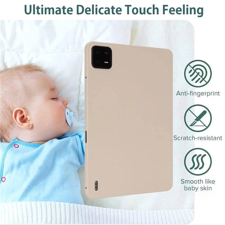 For Xiaomi Pad 6 Case Four Corners Airbag Skin-touch TPU Tablet Cover