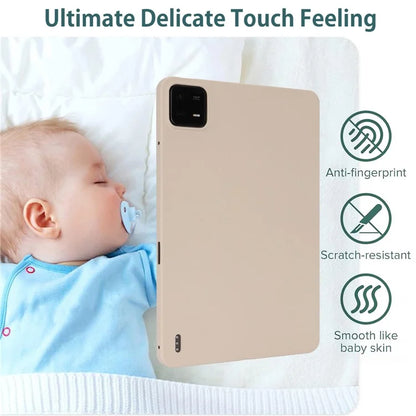 For Xiaomi Pad 6 Case Four Corners Airbag Skin-touch TPU Tablet Cover