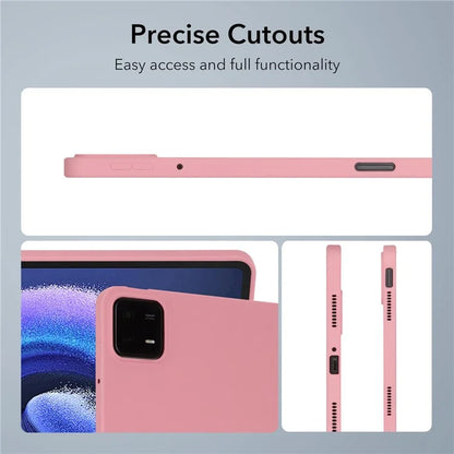 For Xiaomi Pad 6 Case Four Corners Airbag Skin-touch TPU Tablet Cover