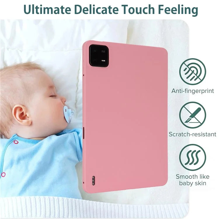 For Xiaomi Pad 6 Case Four Corners Airbag Skin-touch TPU Tablet Cover