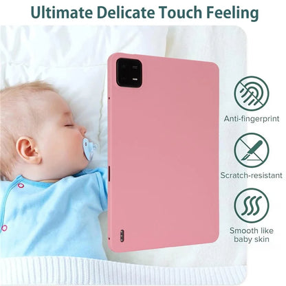 For Xiaomi Pad 6 Case Four Corners Airbag Skin-touch TPU Tablet Cover