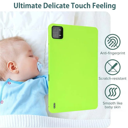 For Xiaomi Pad 6 Case Four Corners Airbag Skin-touch TPU Tablet Cover