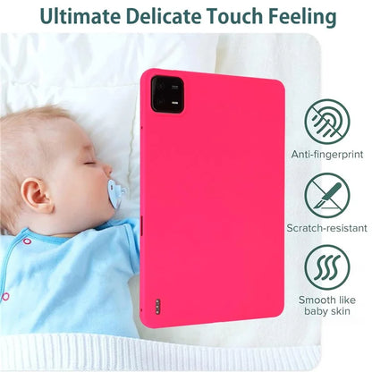 For Xiaomi Pad 6 Case Four Corners Airbag Skin-touch TPU Tablet Cover