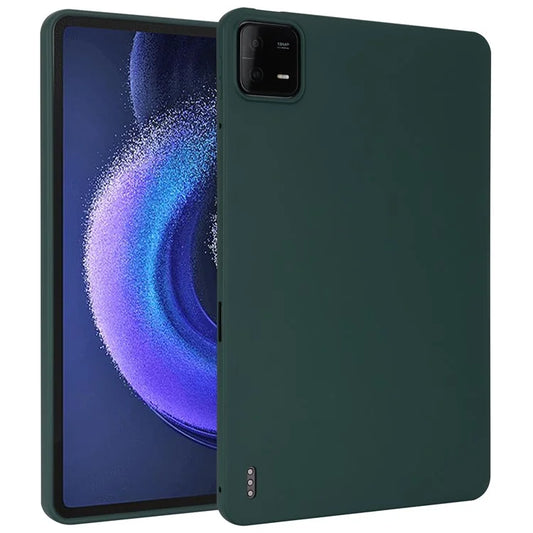 For Xiaomi Pad 6 Case Four Corners Airbag Skin-touch TPU Tablet Coverish Green
