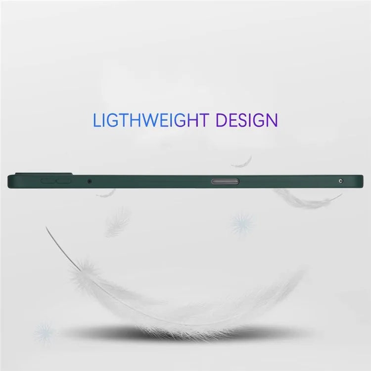 For Xiaomi Pad 6 Case Four Corners Airbag Skin-touch TPU Tablet Coverish Green