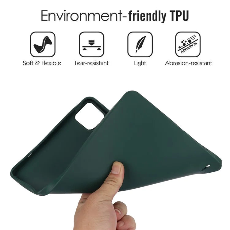 For Xiaomi Pad 6 Case Four Corners Airbag Skin-touch TPU Tablet Coverish Green