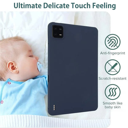For Xiaomi Pad 6  /  Pad 6 Pro Case Four Corners Airbag Skin-Touch TPU Tablet Cover