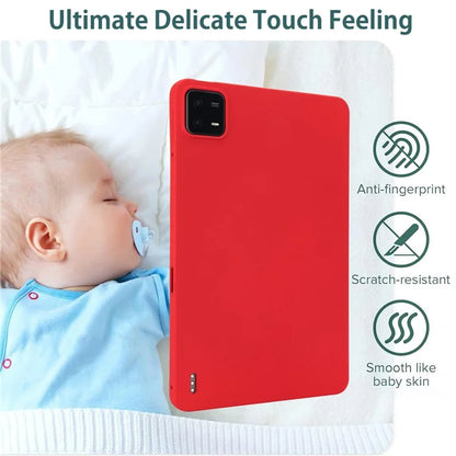 For Xiaomi Pad 6  /  Pad 6 Pro Case Four Corners Airbag Skin-Touch TPU Tablet Cover