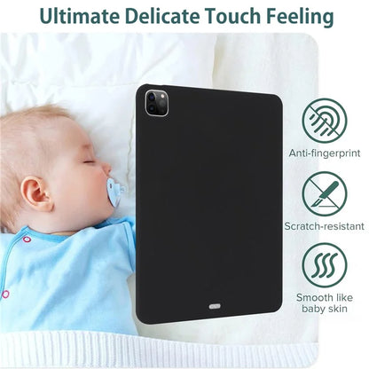 For iPad Pro 11 (2018) / (2020) / (2021) / (2022) Case Anti-scratch Skin-touch TPU Tablet Cover