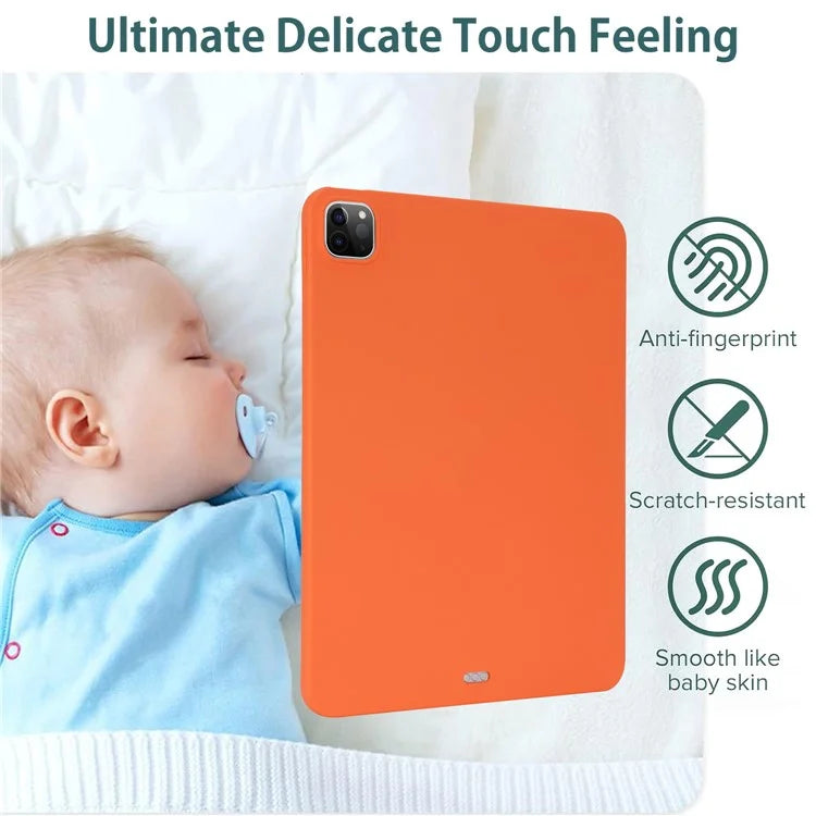 For iPad Pro 11 (2018) / (2020) / (2021) / (2022) Case Anti-scratch Skin-touch TPU Tablet Cover
