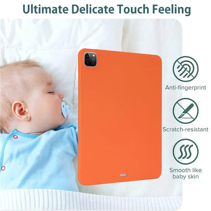 For iPad Pro 11 (2018) / (2020) / (2021) / (2022) Case Anti-scratch Skin-touch TPU Tablet Cover