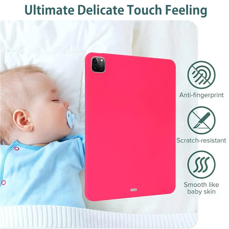 For iPad Pro 11 (2018) / (2020) / (2021) / (2022) Case Anti-scratch Skin-touch TPU Tablet Cover