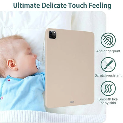 For iPad Pro 11 (2018) / (2020) / (2021) / (2022) Case Anti-scratch Skin-touch TPU Tablet Cover