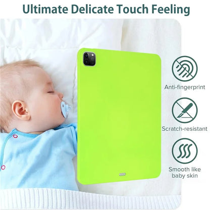 For iPad Pro 11 (2018) / (2020) / (2021) / (2022) Case Anti-scratch Skin-touch TPU Tablet Cover