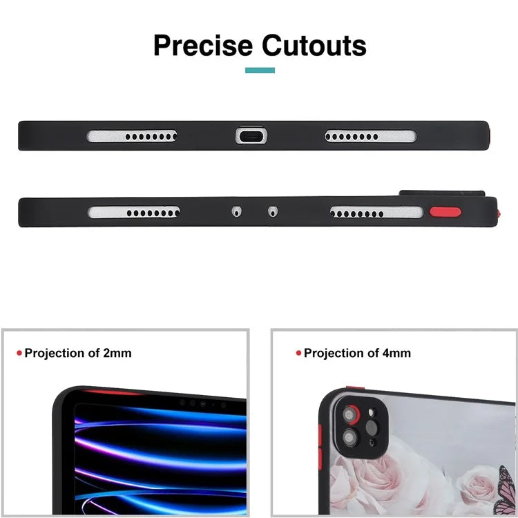 For iPad Pro 11 (2020)(2021)(2022) Case Pattern Printing PC+TPU Tablet Cover