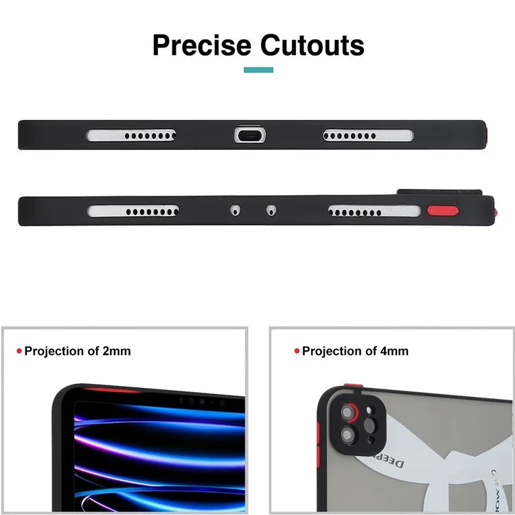 For iPad Pro 11 (2020)(2021)(2022) Case Pattern Printing PC+TPU Tablet Cover