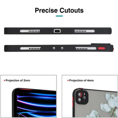 For iPad Pro 11 (2020)(2021)(2022) Case Pattern Printing PC+TPU Tablet Cover