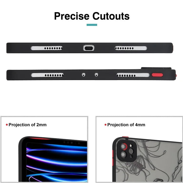 For iPad Pro 11 (2020)(2021)(2022) Case Pattern Printing PC+TPU Tablet Cover