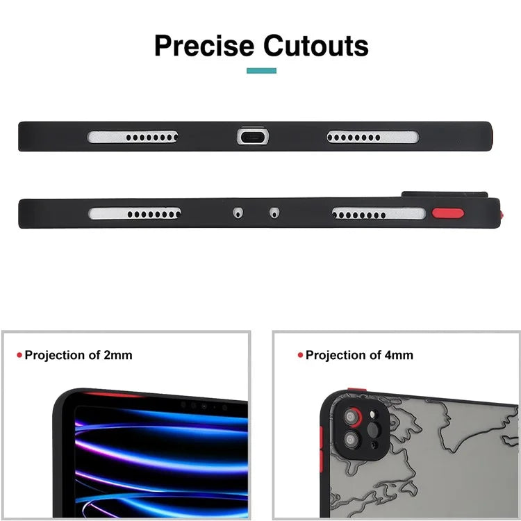 For iPad Pro 11 (2020)(2021)(2022) Case Pattern Printing PC+TPU Tablet Cover