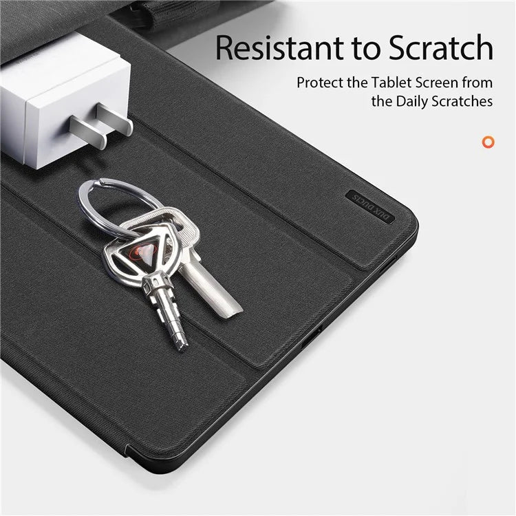 DUX DUCIS Domo Series for Samsung Galaxy Tab S9 FE Case Tri-fold Stand Leather Smart Folio Tablet Case